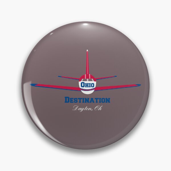 Item preview, Destination Dayton Ohio OH Airplane Airport Logo  designed and sold by Lartheviking.