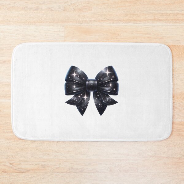 Item preview, Simple pretty sparkly black big bow stickers and more designed and sold by CRandRRstickers.