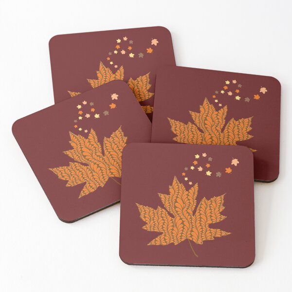 Item preview, Zen Petal Art - Cute Autumn Fall Maple Leafs designed and sold by SpeakBoldly.