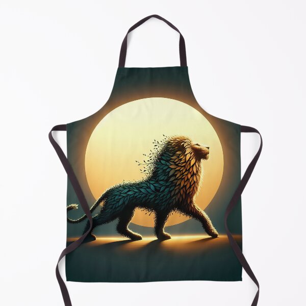 Item preview, Lion Made of Leaves, Ai Generated Art  designed and sold by ACC .