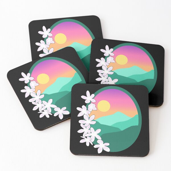 Item preview, Sunset Over Mountains designed and sold by RebeccaRichards.