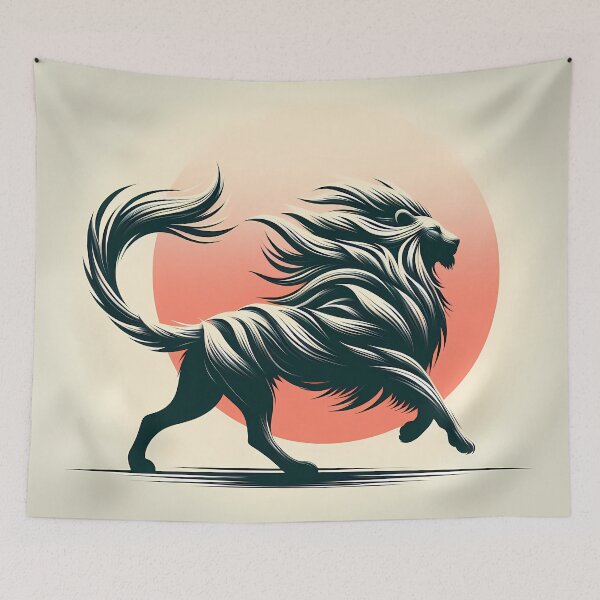 Item preview, Lion Made of Leaves, Ai Generated Art  designed and sold by ACC .