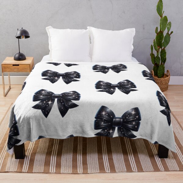 Item preview, Simple pretty sparkly black big bow stickers and more designed and sold by CRandRRstickers.