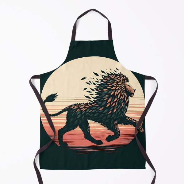 Item preview, Lion Made of Leaves, Ai Generated Art  designed and sold by ACC .