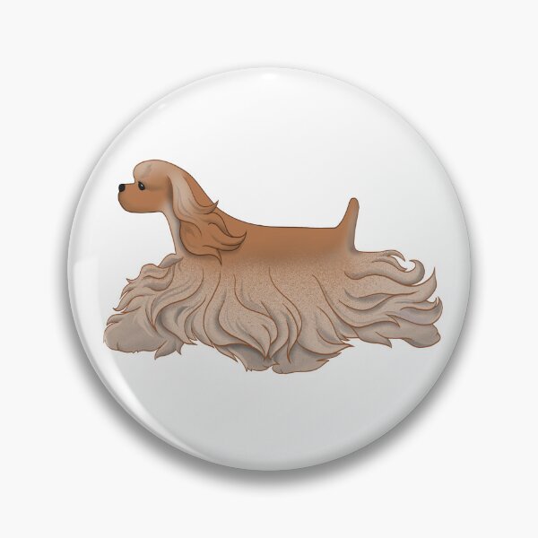Item preview, American Cocker Spaniel Show Dog ASCOB (buff) designed and sold by Spinyflowerart.