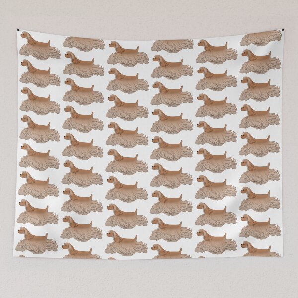Item preview, American Cocker Spaniel Show Dog ASCOB (buff) designed and sold by Spinyflowerart.