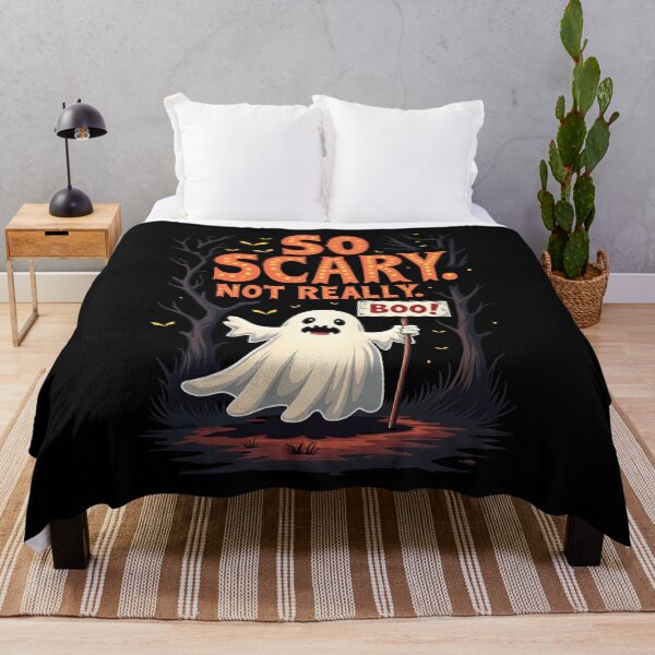 Item preview, So Scary, Not Really - Adorable Ghost Halloween designed and sold by Taans-Creation.