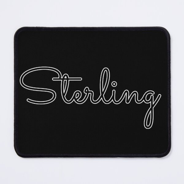 Item preview, Writing Sterling Name Label (Black) designed and sold by NormadWorld.