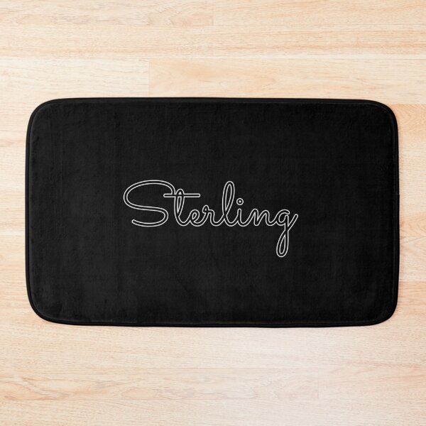 Item preview, Writing Sterling Name Label (Black) designed and sold by NormadWorld.