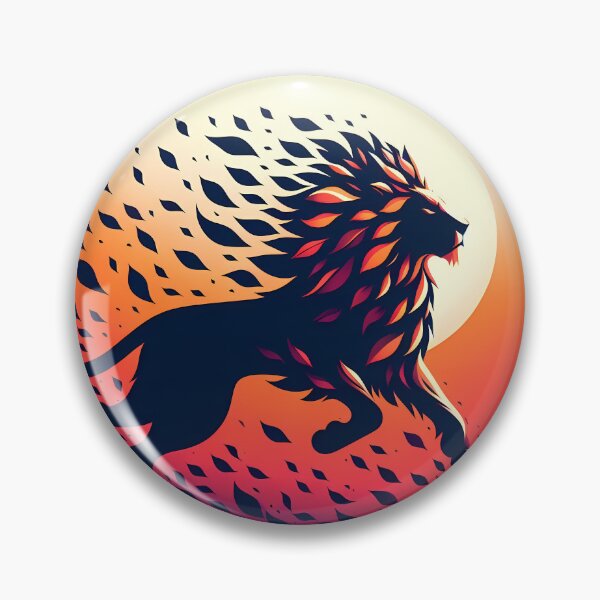 Item preview, Lion Made of Leaves, Ai Generated Art  designed and sold by ACC .