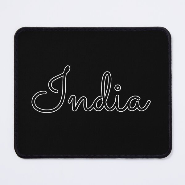 Item preview, Writing India Name Label (Black) designed and sold by NormadWorld.