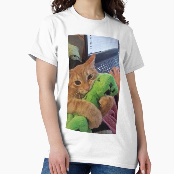 Artikel-Vorschau von Minecraft Creeper mit Katze, designt und verkauft von GuialStore.