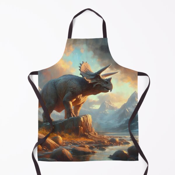 Item preview, Majestic Triceratops in a Mountain Landscape designed and sold by CitrineLinker.