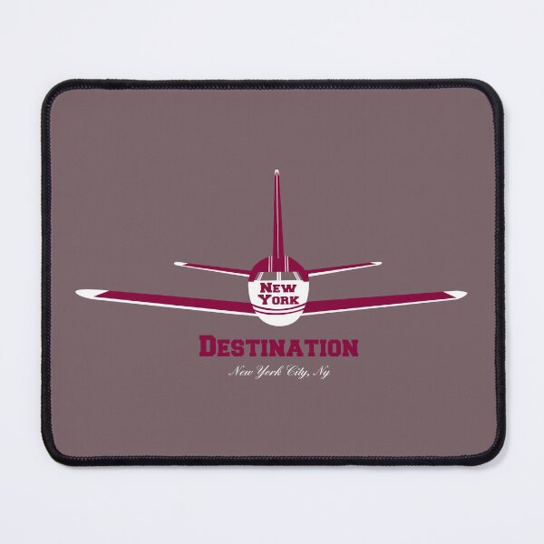 Item preview, Destination New York City NY Airplane Airport Logo  designed and sold by Lartheviking.