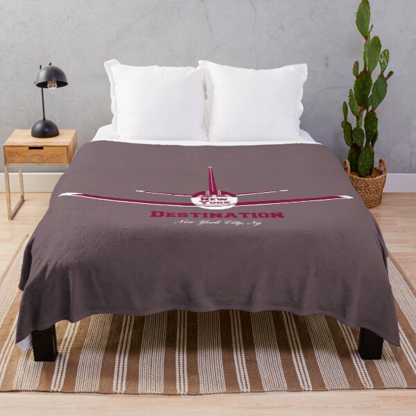 Item preview, Destination New York City NY Airplane Airport Logo  designed and sold by Lartheviking.