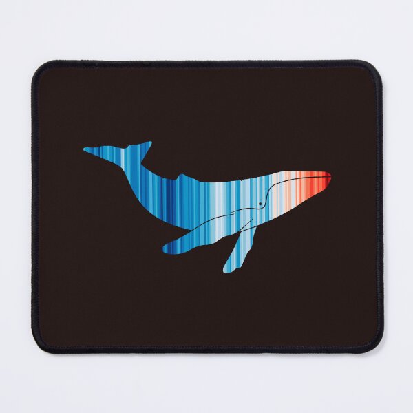 Item preview, Climate Change Stripes - Whale outline designed and sold by Frank J. Art.