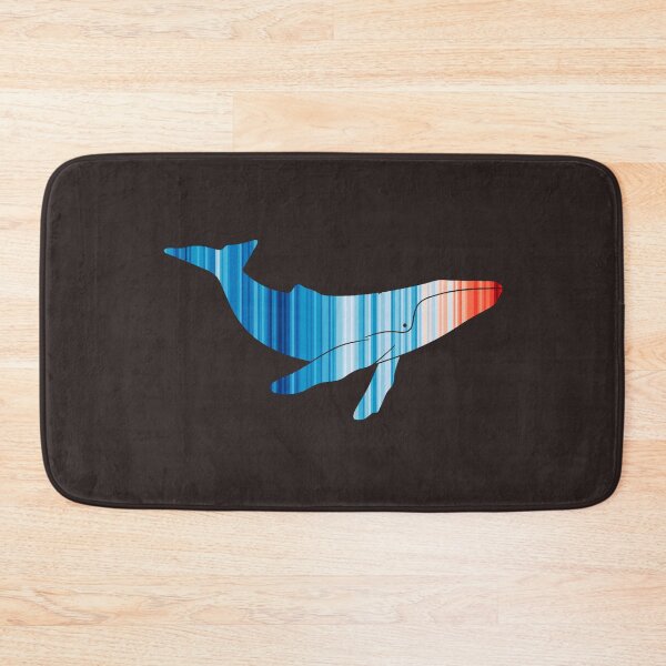 Item preview, Climate Change Stripes - Whale outline designed and sold by Frank J. Art.