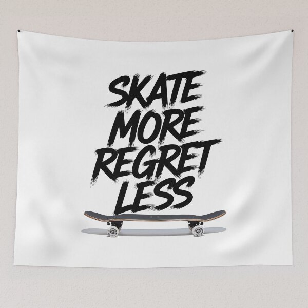 Item preview, Skateboarding, Skate More Regret Less, Skate, Sk8 designed and sold by Skateboard-Art.
