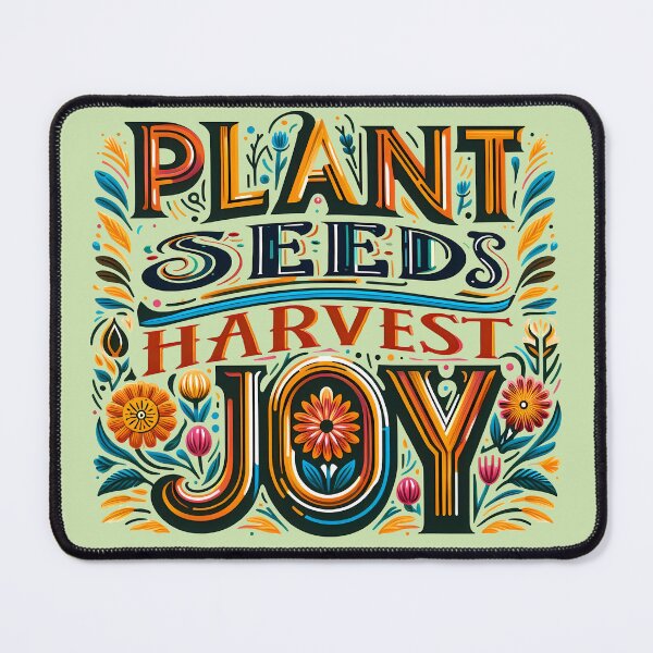 Item preview, Plant Seeds Harvest Joy, typography designed and sold by maxmaj.