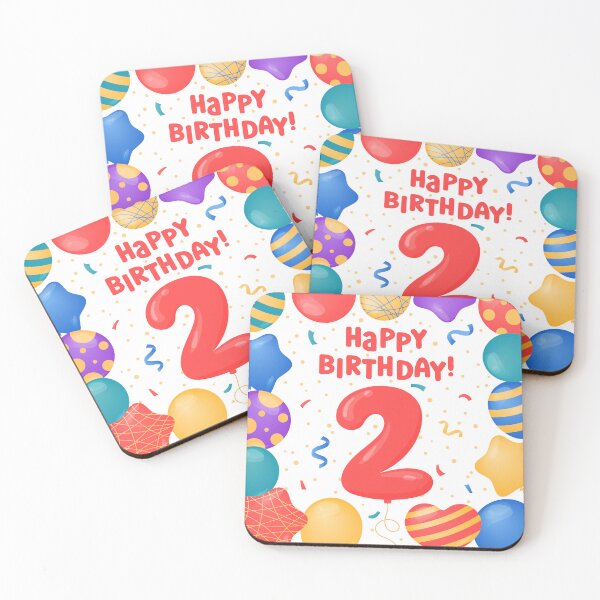 Item preview, Happy Birthday 2 Years. BDay Greetings for 2 year old Kids designed and sold by AnnaVioletStore.