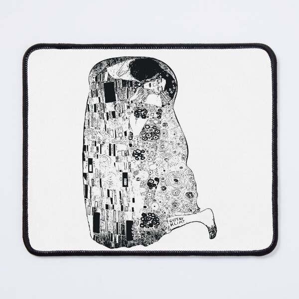 Item preview, Gustav Klimt - The Kiss - minimalized Classic Art Pattern designed and sold by pelagio.