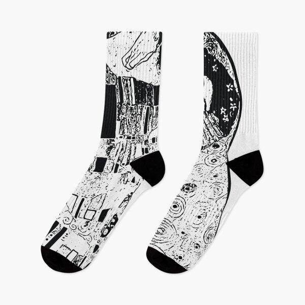 Item preview, Gustav Klimt - The Kiss - minimalized Classic Art Pattern   designed and sold by pelagio.