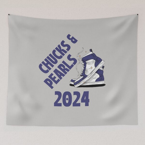 Item preview, Chucks and Pearls 2024 designed and sold by 87-Aesthetics.