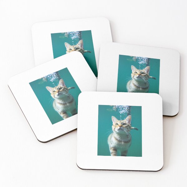 Item preview, Sweet Cat Underwater designed and sold by JoyPhotoArt.