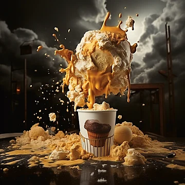Artwork thumbnail, exploding food by SheldonLin