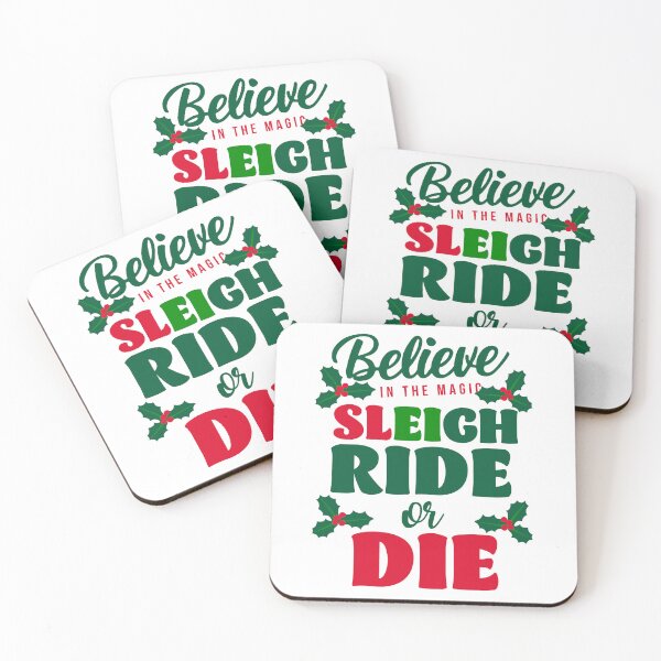 Item preview, Ride with the Holiday Spirit – Sleigh Ride or Die!, Christmas Fun T-shirt Design designed and sold by RandomRhythm.