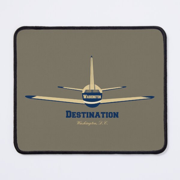 Item preview, Destination Washington D.C. Airplane Airport Logo  designed and sold by Lartheviking.
