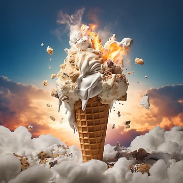 Artwork thumbnail, exploding food by SheldonLin
