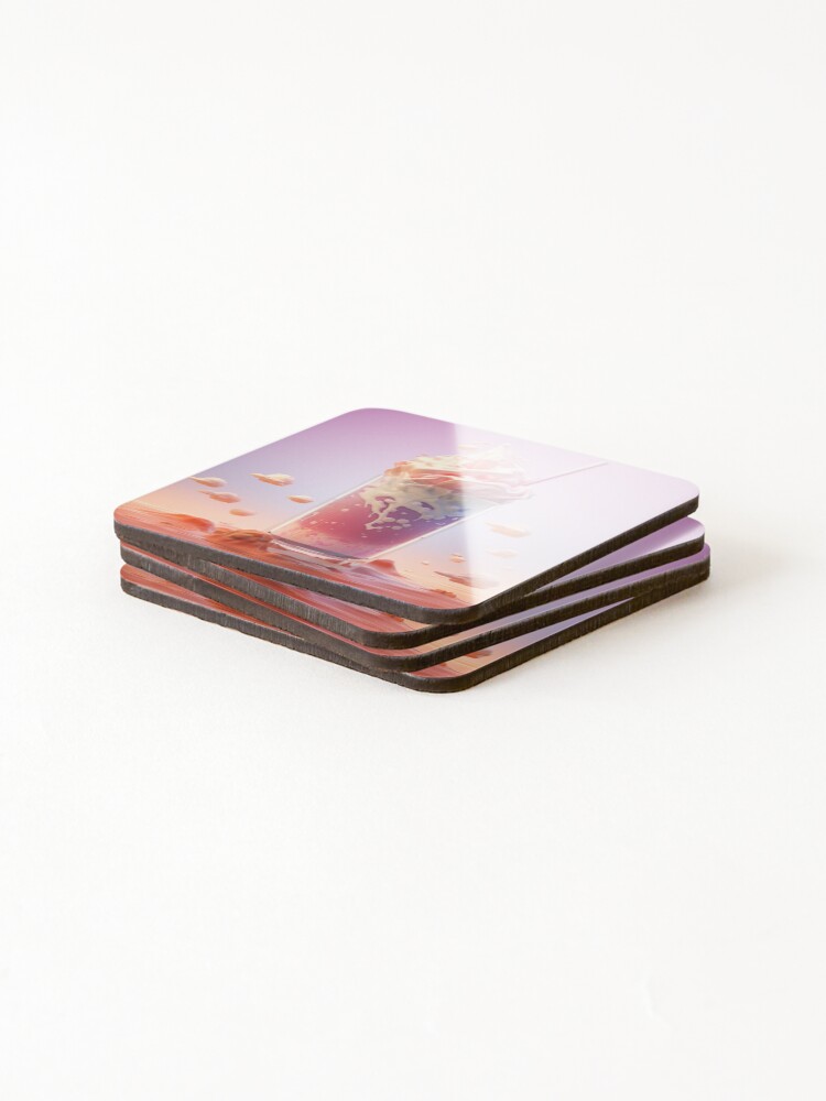Thumbnail 4 of 5, Coasters (Set of 4), exploding food designed and sold by SheldonLin.