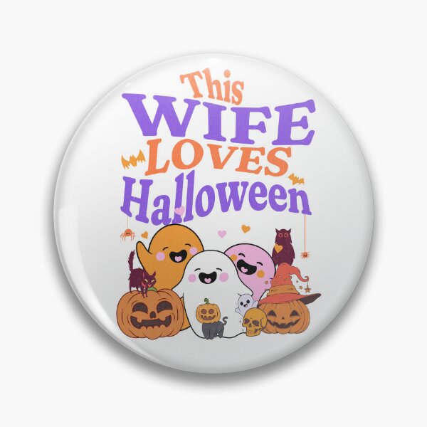Item preview, This Wife Loves Halloween designed and sold by NuttySqueaky.
