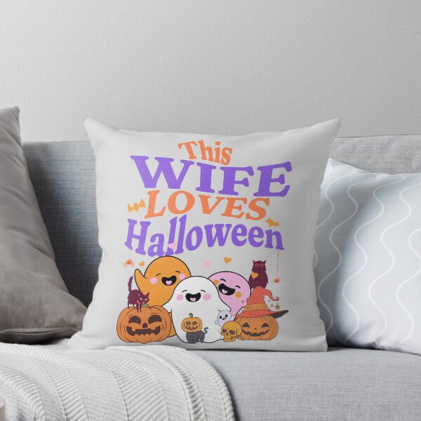 Item preview, A esta esposa le encanta Halloween designed and sold by NuttySqueaky.