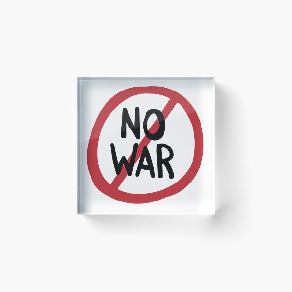 Item preview, NO WAR sign designed and sold by LoFi-OG.