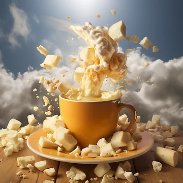 Artwork thumbnail, exploding food by SheldonLin