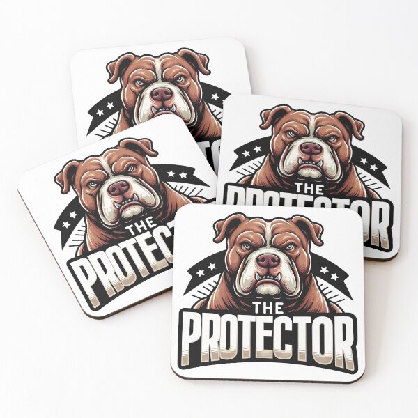 Item preview, pit bull the protector american pitbull terrier dog breeds designed and sold by digilabs.
