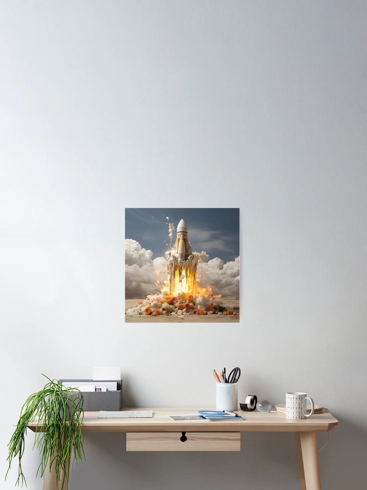 Thumbnail 2 of 3, Poster, exploding food designed and sold by SheldonLin.