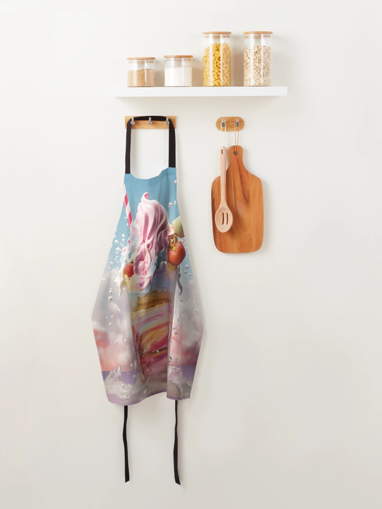 Thumbnail 4 of 6, Apron, exploding food designed and sold by SheldonLin.