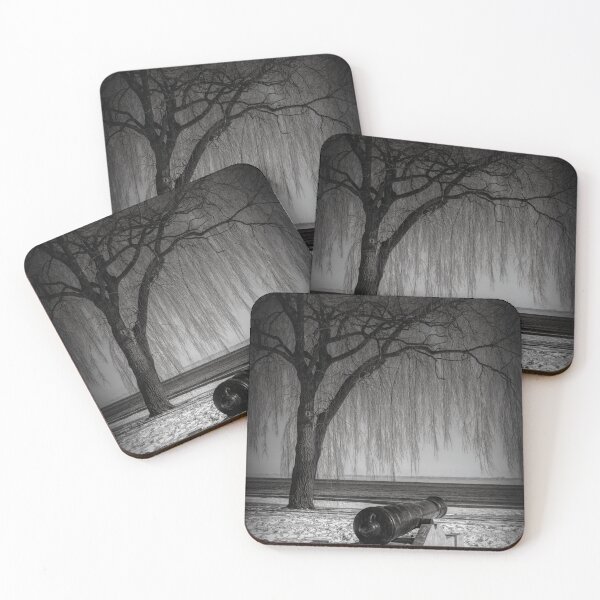 Item preview, Cannon Pointing at Lake Ontario, Marie Curtis Park BW designed and sold by jrtwynam.