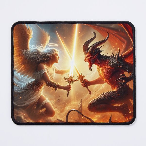 Item preview, Celestial Clash: Red & Gold designed and sold by Nostalgia Busters.
