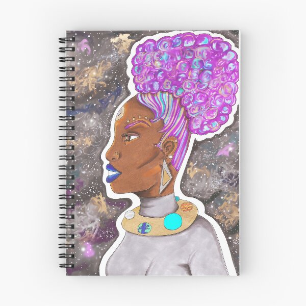 Item preview, “Makeda the Space Cadet” Illustration  designed and sold by lovekltart.