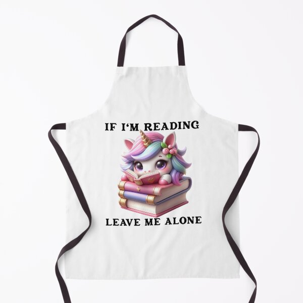 Item preview, Unicorn If I'm Reading Leave Me Alone designed and sold by BlayzenTurtle.
