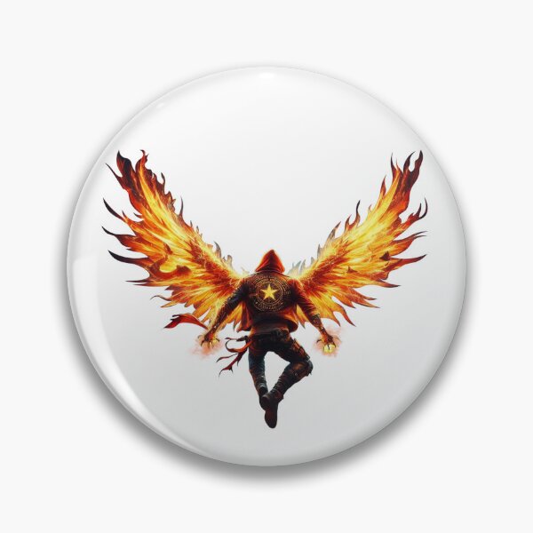 Item preview, Fiery Falcon Wings on Alex-Inspired Warrior designed and sold by DriftLens.