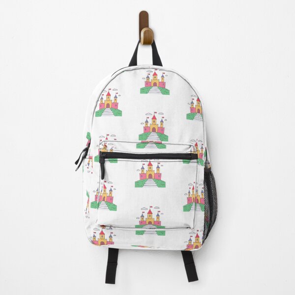 Item preview, Colourful castle with towers and stairs designed and sold by rasagamastore.