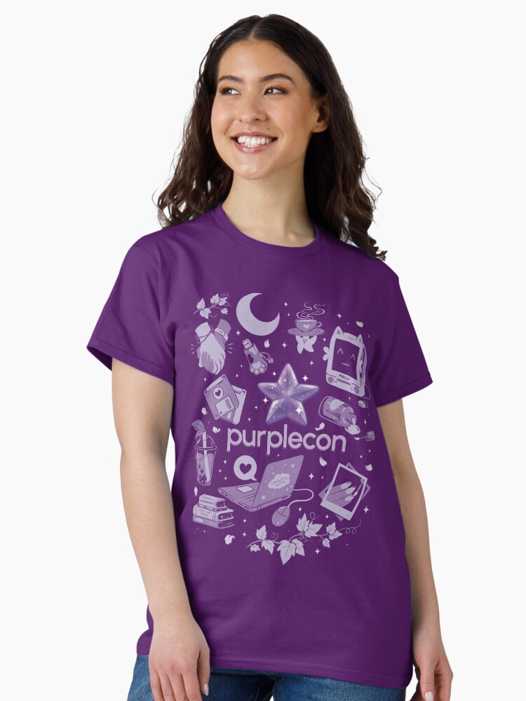 Thumbnail 2 of 7, Classic T-Shirt, purplecon 2024 the shirt designed and sold by purplecon.
