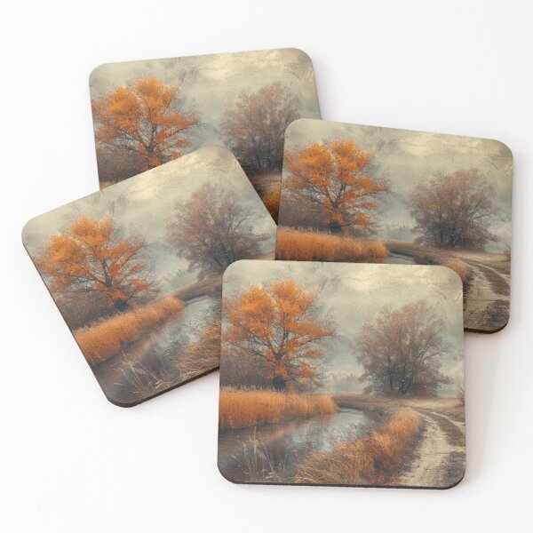 Item preview, Atmospheric Autumn Landscape designed and sold by NeoNebulaArt.