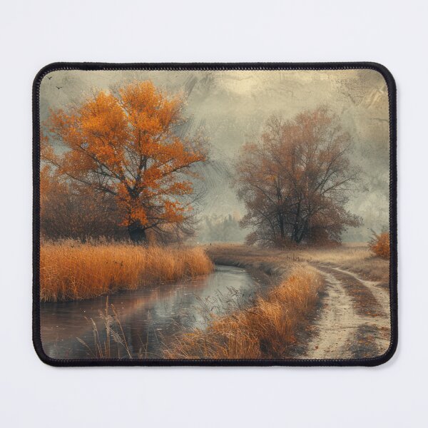 Item preview, Atmospheric Autumn Landscape designed and sold by NeoNebulaArt.