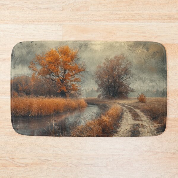 Item preview, Atmospheric Autumn Landscape designed and sold by NeoNebulaArt.
